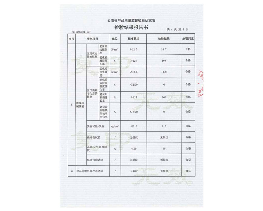 檢驗(yàn)結(jié)果報(bào)告書(shū)