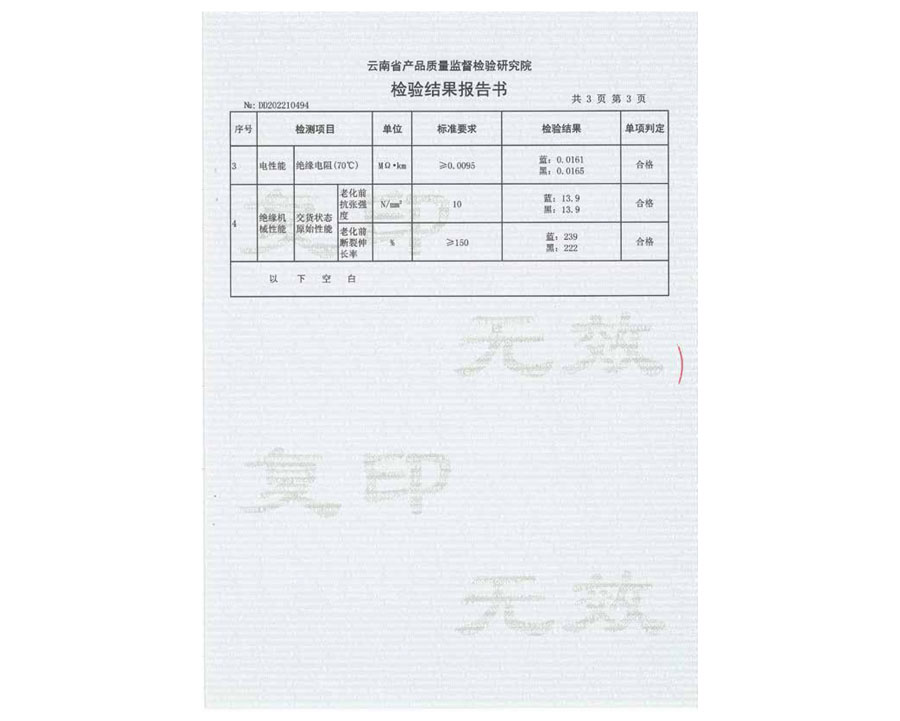 檢驗(yàn)結(jié)果報(bào)告書